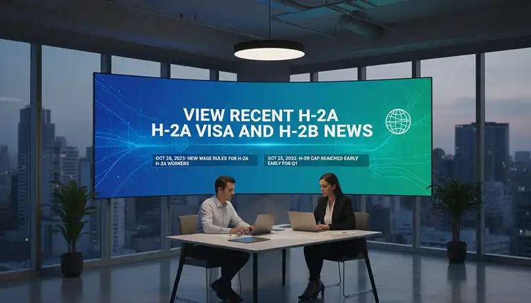 Recent H-2A Visa and H-2B News